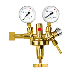 Régulateur de pression de gaz de type Zinser de style allemand, débitmètre en laiton pour l'industrie du propane et du CO2, utilisation pour l'oxyacétylène - Product Image 5