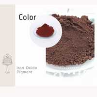 Pigment d'oxyde de fer brun pour carrelage de sol, béton hydrofuge avec poudre de Haba
