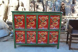 MUEBLES DE REPRODUCCIÓN China-mueble pintado a mano antiguo tibetano - Product Image 4