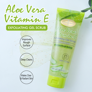 Gel Esfoliante all'Aloe Vera Aichun Beauty con Vitamina <span class=keywords><strong>E</strong></span>, Idratante, Levigante, Schiarente per Viso <span class=keywords><strong>e</strong></span> Corpo - Product Image 3