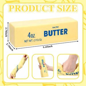 Giocattolo Squishy Gigante Kawaii in PU, Morbido e a Lenta Risalita, a Forma di Burro, Riso, Mochi, Taba al Forno, Antistress per Bambini - Product Image 5