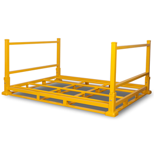Rayonnage de stockage de pneus pliables empilables en acier doux Q235, <span class=keywords><strong>d</strong></span>émontable, pour transport lourd - Product Image 1