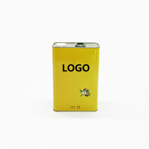 Lata Rectangular Vacía para Aceite de Camelia Saludable Jinko JW-EF56 de 3000 ml, con Tapa de Plástico de Grado Alimenticio para Galletas - Product Image 1