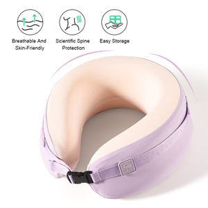 وسادة سفر مخصصة بالجملة من الفوم الذاكري على شكل حرف U مضادة للكهرباء الساكنة للاستخدام في السيارة والطائرة والمكتب - دعم للرقبة - Product Image 2