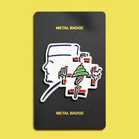 Insigne en émail dur en métal de logo personnalisé de souvenir de haute qualité épinglettes décoratives de maillot de mode pour vêtements