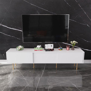 Mueble de <span class=keywords><strong>TV</strong></span> sencillo <span class=keywords><strong>y</strong></span> moderno, juego de mesa de centro de lujo, combinación de pared estrecha, <span class=keywords><strong>muebles</strong></span> de almacenamiento para sala de estar, soportes de <span class=keywords><strong>TV</strong></span> - Product Image 5