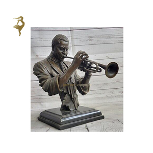 Estatua de Jardín Personalizada de Mujer con Alas de Ángel Tocando la <span class=keywords><strong>Flauta</strong></span>, Fundida en Metal y Cobre, Tamaño Real - Product Image 4