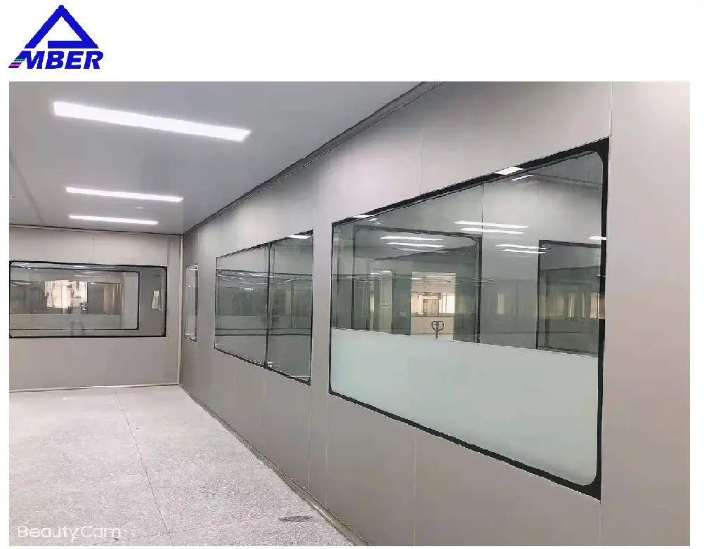 Modular Clean Room Lab Laboratory Dust Free Cleanroom for Steel Wall Stainless Panel