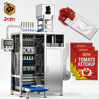Machine d'emballage automatique multi-voies pour sachets de sauce tomate 10G 100G à scellage sur 4 côtés, machine d'emballage de sachets de ketchup