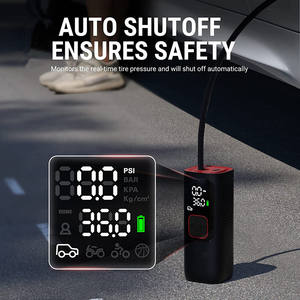 Compresseur d'air pour voiture Gonfleur de <span class=keywords><strong>pneu</strong></span> pour voiture Pompe à usage intensif Gonfleur de <span class=keywords><strong>pneu</strong></span> Pompe gonflable Poids léger Portable 12V Max Moto - Product Image 4