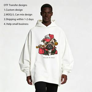 Autocollant <span class=keywords><strong>de</strong></span> transfert thermique DTF en plastisol pour t-shirt, motif <span class=keywords><strong>de</strong></span> chien gangster, prêt à presser, vente en gros - Product Image 1