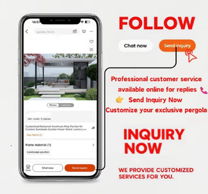 Pergola de luxe à toit fixe avec cadre en aluminium 6063-T5 robuste pour jardins de villas et terrasses sur le toit - Product Image 6