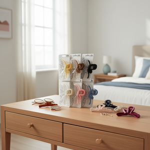 Hair Clip Pinza De Pelo Colorful Pack 12 Pieces For Women And Girls Hair Styling Accessory - Product Image 2