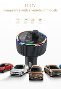 Xu hướng sản phẩm 2024 New arrivals đa chức năng xe Bluetooth 5.3 FM Transmitter MP3 Máy nghe nhạc 30W PD + QC3.0 Nhanh Bộ sạc xe hơi - Product Image 5