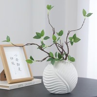 Plantes Artificielles YL pour Décoration Florale Domestique, Branche Unique en PVC Écologique et Durable, Idéale pour Thanksgiving