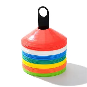 Best price common Size soccer marker for body exercise color and weight customized Field Marker Soccer disc Cones