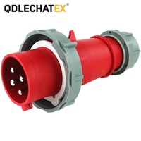IP67 4pin 3P + E 220v-415v mâle et femelle étanche 32A prise et prise industrielles
