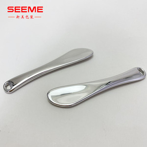 64Mm Luxe Zilveren Make-Up Metalen Mini Lepel Spatels Oogcrème <span class=keywords><strong>Applicator</strong></span> Mini Make-Up Lepel - Product Image 6