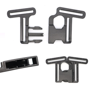 Boucle de sécurité en plastique à quatre voies, 2 pouces, à dégagement latéral, pour vêtements, gilet réfléchissant, durable - Product Image 1