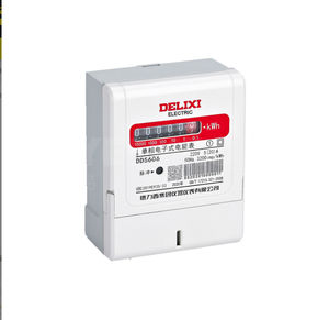 มิเตอร์วัดพลังงานไฟฟ้าดิจิตอลเฟสเดียว Original De Iixi DDS606 220V 15(60)A แบบติดตั้งบนราง Din วัดหน่วยกิโลวัตต์ชั่วโมง ยี่ห้อ Linghangzhe - Product Image 4