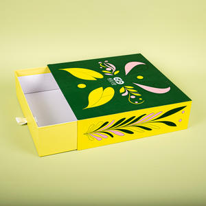 Custom spugna foderato grigiastro cassetto tipo scatola per occhiali orologi profumo rossetto e penne - Product Image 1