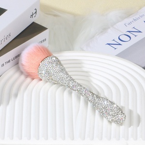 Pinceau à ongles en céramique incrusté de diamants, poils doux Kolinsky, pinceau à poudre en nylon pour la beauté et la manucure - Product Image 6