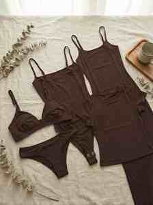 Özel Logo Marka İkinci Cilt Sıkıştırmalı Ayarlanabilir Askılı Çift Katmanlı Kadın Denizkızı Şeklinde Maxi Elbise - Product Image 6