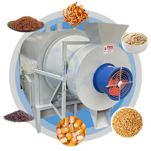 OCEAN Long Resin Grass Food Drum Eléctrico Estiércol de madera Algodón Grano rotatorio Sal Paddy Dryer Machine Precio