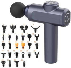 Pistolet de Massage silencieux sans brosse, Percussion des tissus profonds, masseur musculaire pour soulager le dos et le cou - Product Image 2