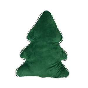 Housse de coussin décorative pour canapé en flanelle douce, ultra confortable, douce pour la peau, amovible et lavable, motif sapin de Noël festif - Product Image 2