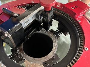 Mesin pencuci flens pemasangan Od harga pabrik SFN-300 Facer flensa Cnc elektrik portabel 0 "-12" - Product Image 5