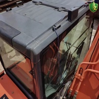 Excavadora de cadenas Hitachi ZX210LC usada de 21 toneladas, inspección completa, lista para exportación, en buen estado de funcionamiento.