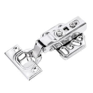 Charnière de porte d'armoire à fermeture automatique hydraulique à recouvrement total, également connue sous le nom de charnières de meubles de type « avion » ou « tube » - Product Image 3