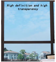 Película de ventana Kax, espejo unidireccional, vinilo diurno, privacidad estática, adhesivo decorativo no adhesivo, Control de calor, pegatinas de ventana Anti UV