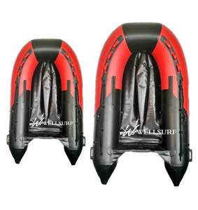 WellSurf Wholesale Price 300cm*150cm Aluminum Alloy Floor 3+1 Air Chambers 510KG Max Load Speed Dinghy <b>Inflatable</b> Drifting - Product Image 1