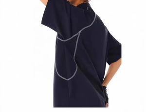 Q113 Người Đàn Ông Của <span class=keywords><strong>T</strong></span>-Shirt-Cổ Điển Thể Thao Phong Cách Nửa <span class=keywords><strong>Zip</strong></span> Ngắn Tay Áo Thoải Mái Giản Dị V Lỏng Giản Dị Phong Cách Du Lịch - Product Image 3