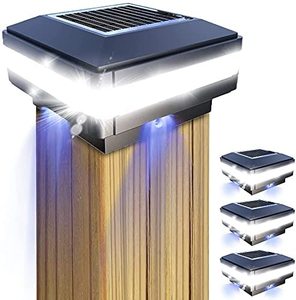 IP65 esterno impermeabile solare LED giardino Post Cap illuminazione costante per tutta la notte 3*3 4*4 recinzione - Product Image 1
