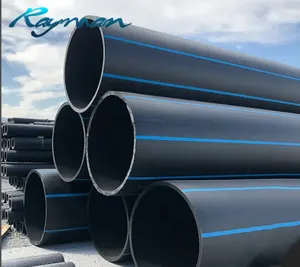 110mm 160mm 200mm PN16 PE100 Pipe Price Plastic Sand Mining PE Pipes Large Diameter 800mm 1000mm HDPE Pipe for Water Supply