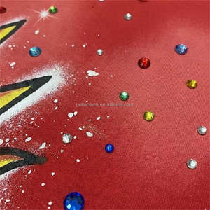 Camiseta Boxy Personalizada para Hombre, de Manga Corta, con Apliques Desgastados, Lavado Monkey, Pedrería y Diseño Dibujado a Mano, Estilo Vintage, Corta y con Efecto Desgastado por el Sol - Product Image 3