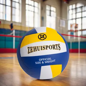High Quality Custom PU/PVC Foam Soft Touch Volleyball Soft Sport Ball For Sports Training