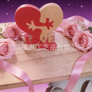 เครื่องประดับรูปหัวใจไม้สน งานแฮนด์เมด ตกแต่งวันวาเลนไทน์ - Product Image 5