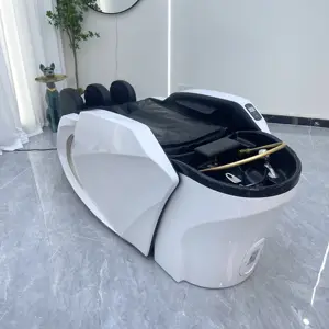 Smart Shampoo Bed Met Watercirculatie En Stoomboot Therapie Elektrische Massage Shampoo Bed Shampoo Bowl Bed