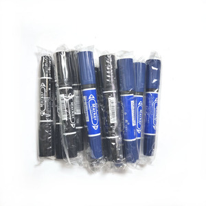 Échantillon Gratuit – Stylos Professionnels Double Pointe (Ronde et Oblique) – Marqueur Permanent à Encre Huileuse pour Tableau Blanc - Product Image 4