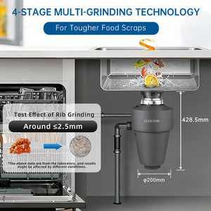 220V Sıcak Satışta 4 Kademeli Öğütme Sistemli Ev Tipi Atık Öğütücü - Product Image 4