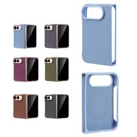 Étui de téléphone portable en plastique tissé avec technologie d'embossage antichoc magnétique pour iPhone Duo Fold iPhone 18 Series