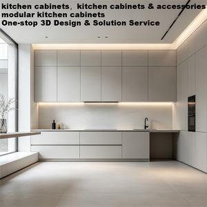 Meubles de <span class=keywords><strong>cuisine</strong></span> modulaires sur mesure en kit, prêts à assembler (RTA), pour projets d'appartements - Product Image 2