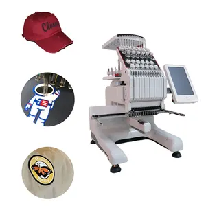 Hot sale 12 needle computerized hat sewing embroidery machine