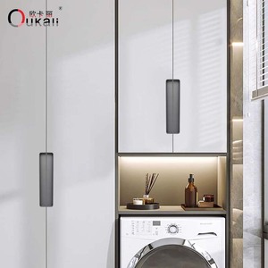 Oukali senza intottatura maniglia armadio maniglia porta in lega di alluminio con spina mobili maniglia invisibile - Product Image 3