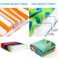 Free Design Disposable Eco-Friendly Beach Towel with logo Animal Quick Printing Summer Large Towel Set Ultra-fine Fiber