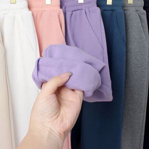 Suéteres Deportivos de Otoño para Niños, 100% Algodón, Estilo Coreano, Color Sólido, Pantalones Casuales Antimosquitos para Niños Grandes, para Deportes - Product Image 2